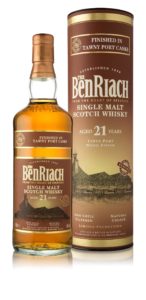 BenRiach 21YO Tawny Port Finish - bottle in front LR (1)